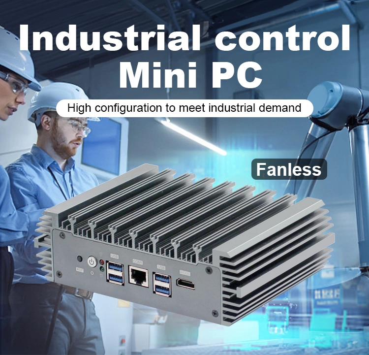 New Hot Sale Customized OEM DC12V I7-1165g7 I5-1135g7 I5-1115g4 Celeron 6305 Optional Industrial Fanless Mini PC