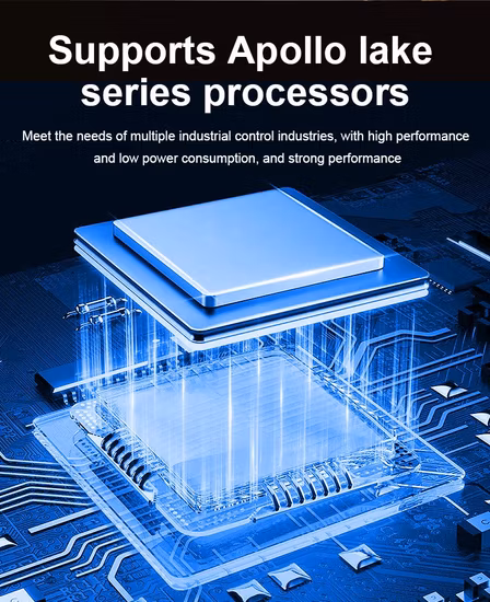 도매 저가형 산업용 미니 PC 2 X Intel I211at 기가비트 네트워크 카드 2048X1536 VGA 팬리스 임베디드 산업용 미니 PC